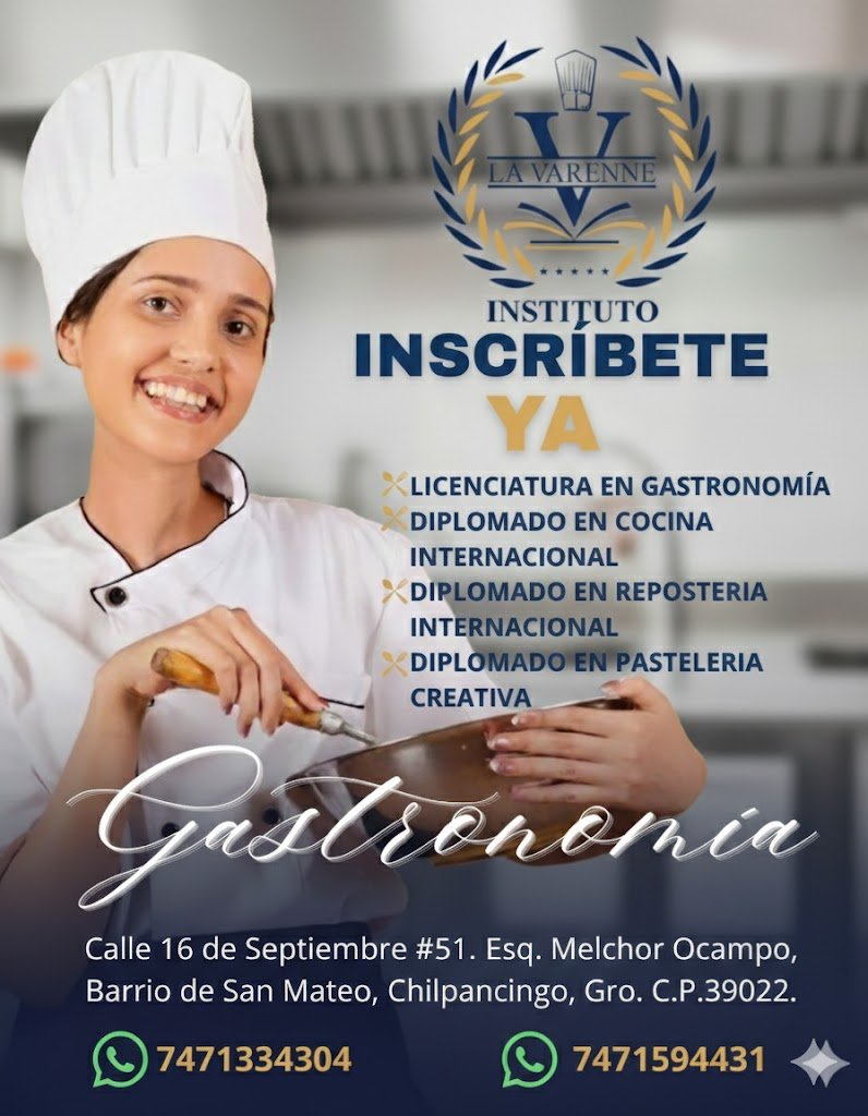 Oferta académica de gastronomía